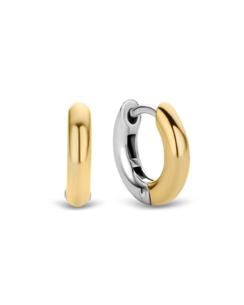 Ti Sento Small Two-Tone Hoop Earrings 7210SY