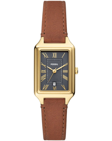 Fossil Raquel Brown Leather Strap Ladies Watch ES5303