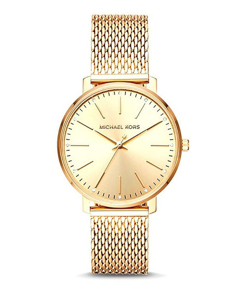 Michael Kors Pyper Gold Tone Mesh Ladies Watch MK4339