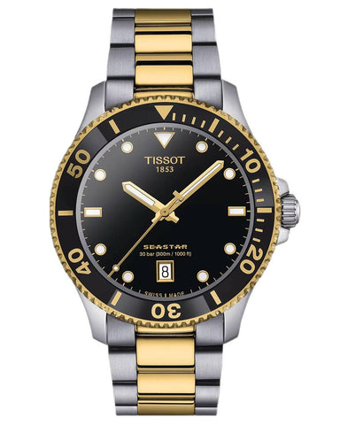 Tissot Seastar 1000 Two-Tone 40mm Gents Watch T1204102205100
