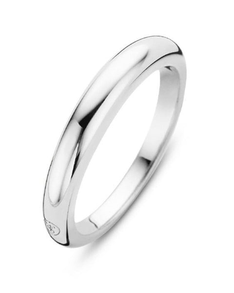 Ti Sento Sterling Silver Plain Band Ring