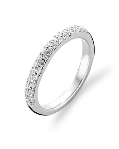 Ti Sento Sterling Silver & White Cubic Zirconia Ring - 1414ZI
