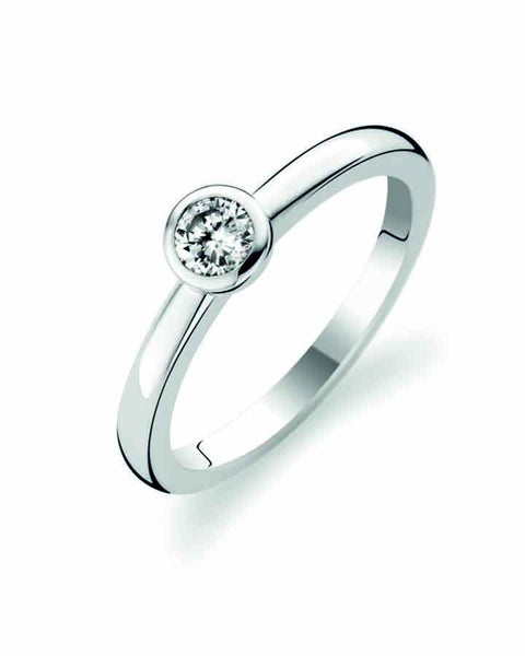 Ti Sento Milano Silver Ring with White Zirconia 1868ZI