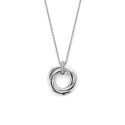 TI SENTO Silver Milano Necklace 3972ZI