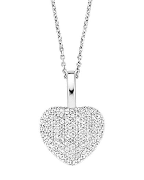 Ti Sento Silver Pendant With Cubic Zirconia 6745ZI