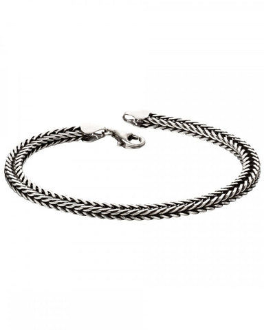 Fred Bennett Oxidised Silver Foxtail Bracelet B5126