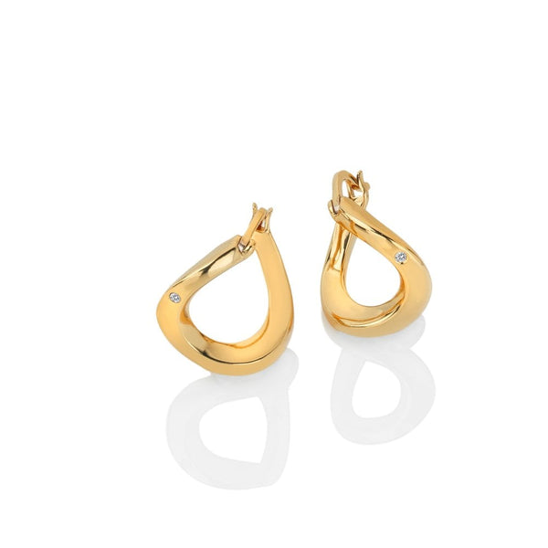 Hot Diamonds X Jac Jossa Soul Twist Earrings DE660