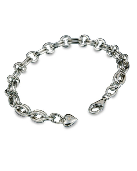 Hot Diamonds Statement Silver Charm Bracelet