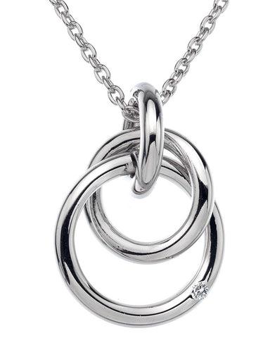 Hot Diamonds Eternity Silver Interlocking Pendant