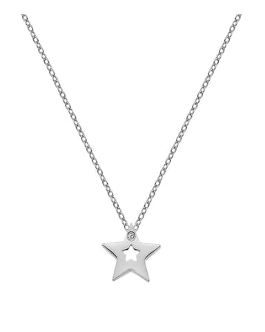 Hot Diamonds Silver Diamond Amulet Star Pendant