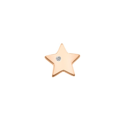 Hot Diamonds Rose Gold Star Icon Pendant