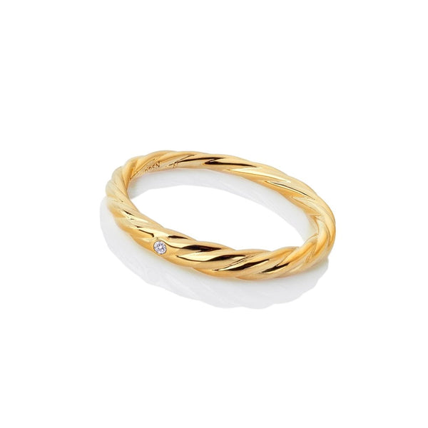 Hot Diamonds X Jac Jossa Entwine Ring Large DR224
