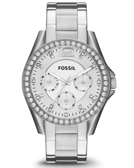 Fossil Riley Multifunction Stainless Steel Watch ES3202
