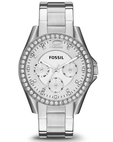 Fossil Riley Multifunction Stainless Steel Watch ES3202