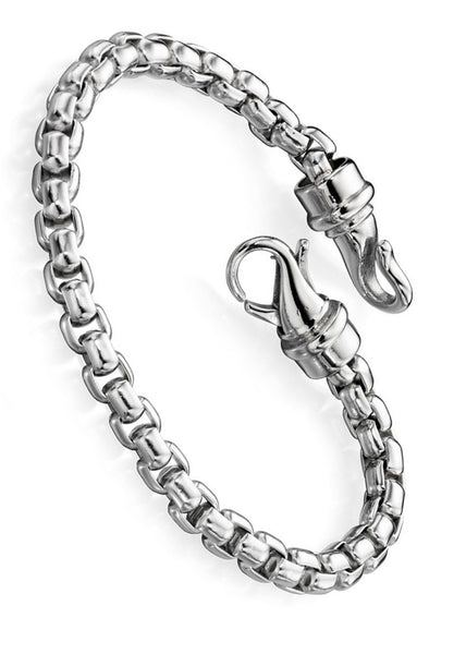 Fred Bennett Stainless Steel Belcher Link Bracelet