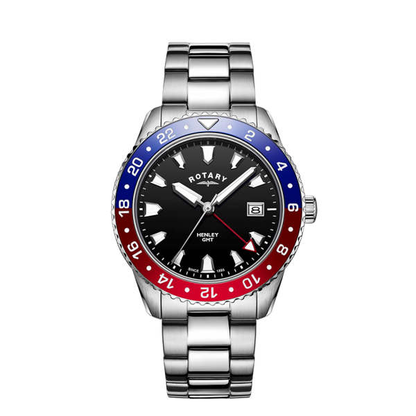 Rotary Henley GMT Red and Blue Watch