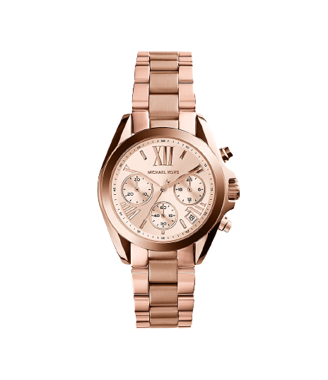 MICHAEL KORS ROSE GOLD-TONE BRADSHAW MINI WOMAN'S WATCH