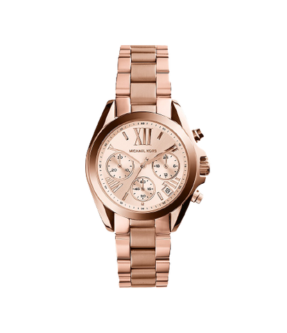 MICHAEL KORS ROSE GOLD-TONE BRADSHAW MINI WOMAN'S WATCH