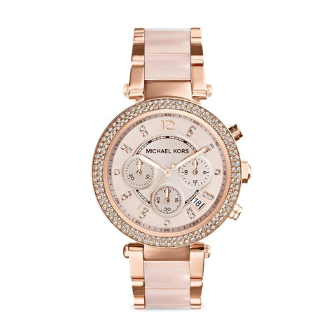 Michael Kors Parker Rose Gold Ladies Watch MK5896