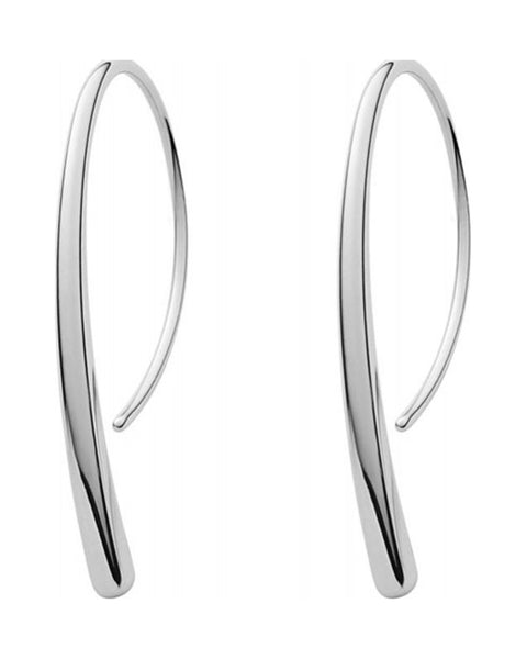 Skagen Elin Stainless Steel Threader Drop Earrings
