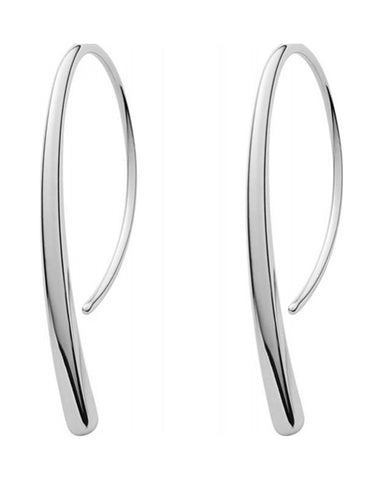 Skagen Elin Stainless Steel Threader Drop Earrings