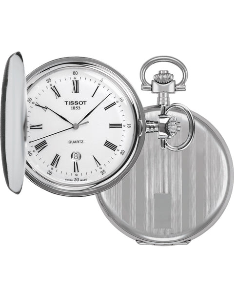 Tissot Savonnette Stainless Steel Pocket Watch