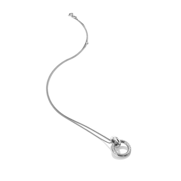 Hot Diamonds Silver Woven Circle Pendant dp866