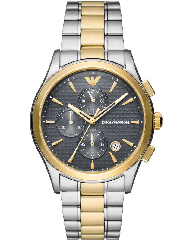 Emporio Armani Men\'s Two-Tone Paolo Chronograph Watch AR11527 | Knight  Jewellers