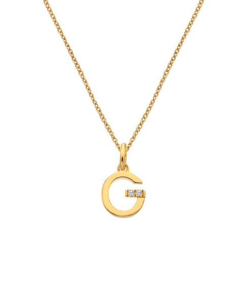 Hot Diamonds X Jac Jossa Gold Plated 'G' Pendant DP945