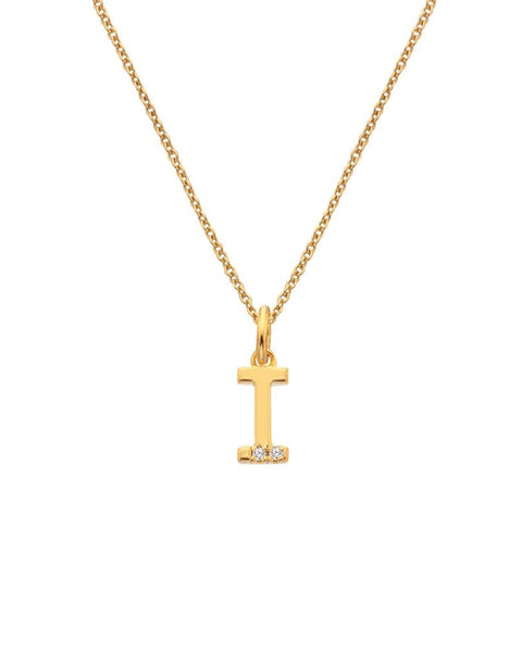 Hot Diamonds X Jac Jossa Gold Plated 'I' Pendant DP947