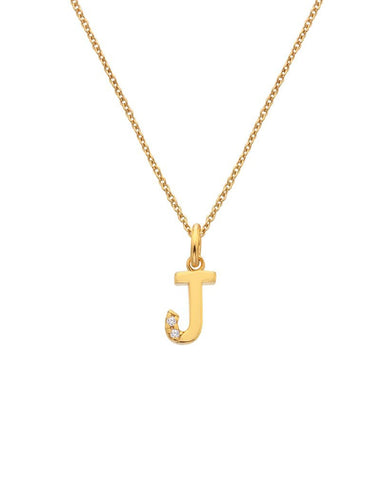 Hot Diamonds X Jac Jossa Gold Plated 'J' Pendant DP948