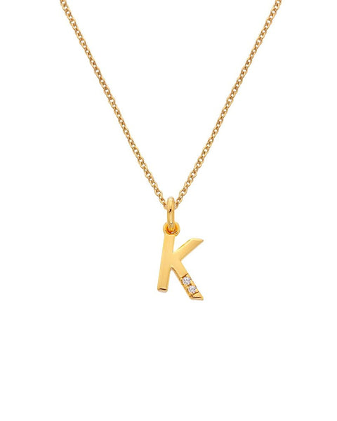 Hot Diamonds X Jac Jossa Gold Plated 'K' Pendant DP949