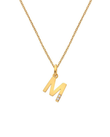 Hot Diamonds X Jac Jossa Gold Plated 'M' Pendant DP951