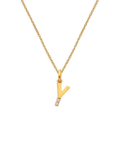 Hot Diamonds X Jac Jossa Gold Plated 'Y' Pendant DP963