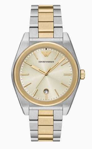 Emporio Armani Three-Hand Two-Tone Stainless Steel Watch AR11716