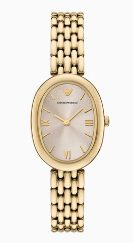 Emporio Armani Two-Hand Gold-Tone Steel Ladies Watch AR11707