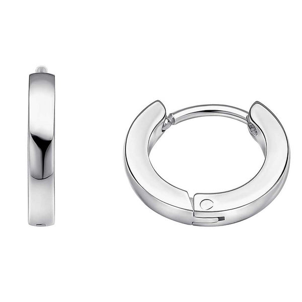 Fred Bennett Smaller Fit Stainless Steel Hoop Earrings