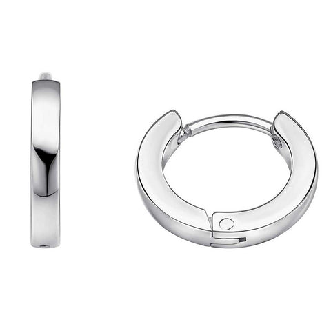 Fred Bennett Smaller Fit Stainless Steel Hoop Earrings