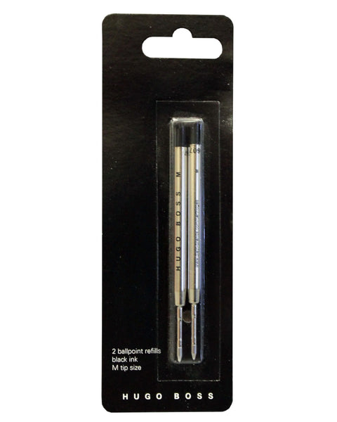 Hugo Boss Two Pack Black Ballpoint Pen Refills HPR741NM