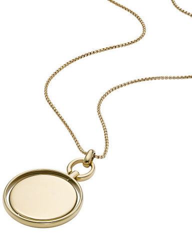 Fossil Heritage Legacy Charm Gold-Tone Stainless Steel Pendant JF04779710