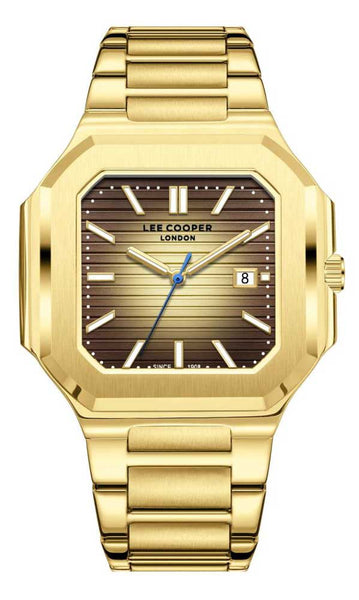 Lee Cooper Men's Gold & Brown Watch LC08269.140
