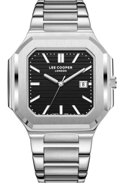 Lee Cooper Men's Silver & Black Watch LC08269.360