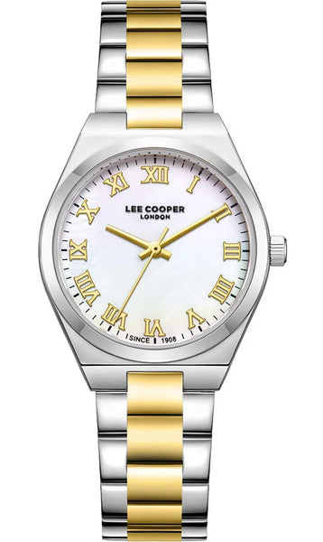 Lee Cooper Silver Dial Two-Tone Women's Watch LC08298.230
