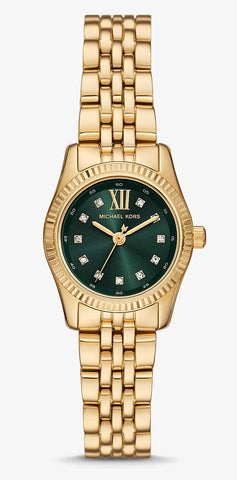 Michael Kors Petite Lexington Pavé Gold-Tone Ladies Watch MK4842