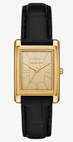 Michael Kors Essex Gold-Tone and Crocodile Embossed Leather Ladies Watch MK4965