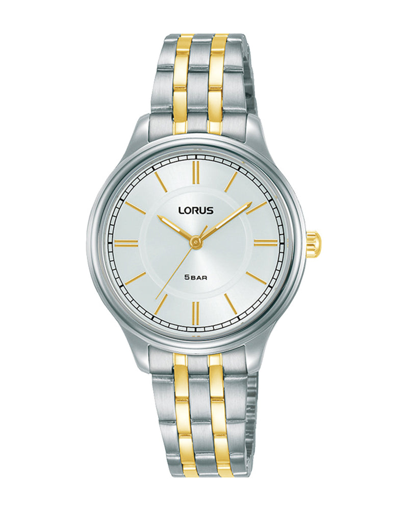 Lorus Ladies Sunray Dial Two-Tone Watch RG209VX9