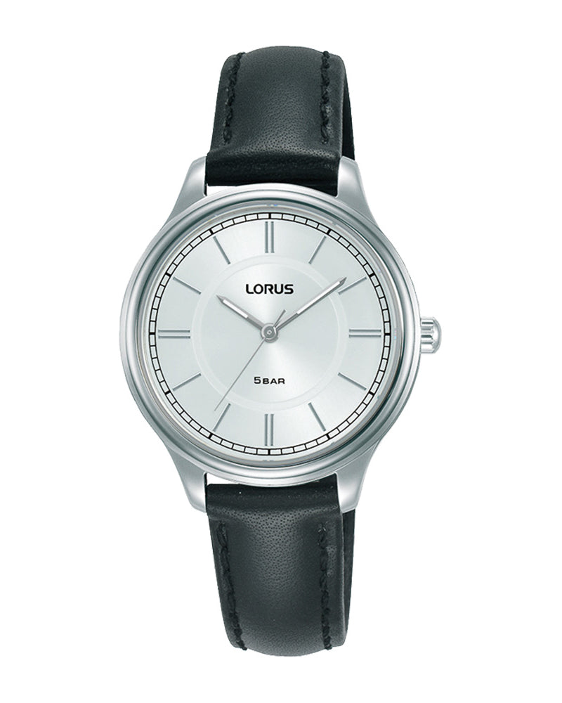Lorus Ladies Sunray Dial Leather Strap Watch RG211VX9