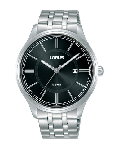 Lorus Gents Sunray Dial Stainless Steel Watch RH947PX9