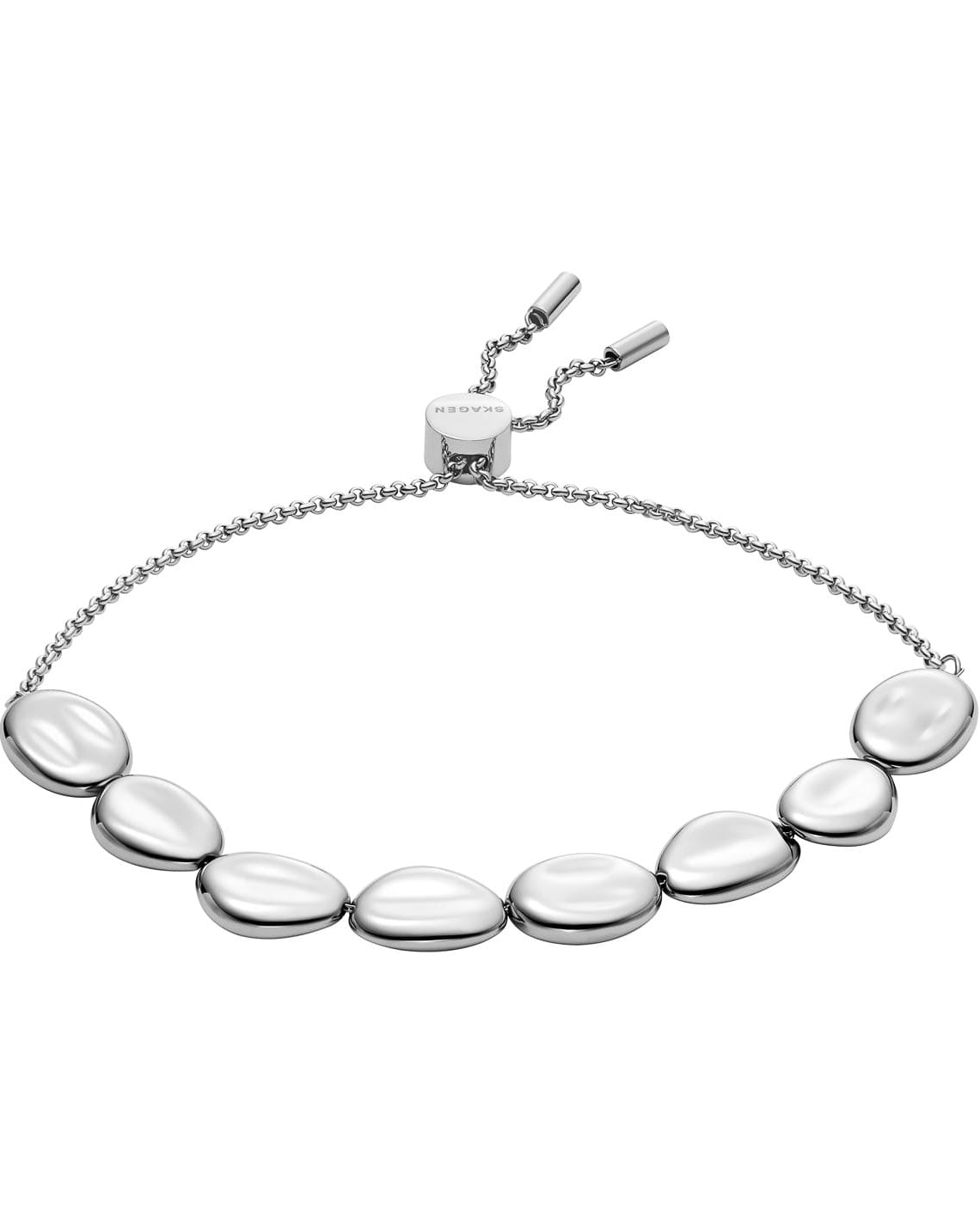 Skagen Bracciale da donna in acciaio inossidabile e semiprezioso Skagen Bracciale da donna in acciaio inossidabile e semiprezioso