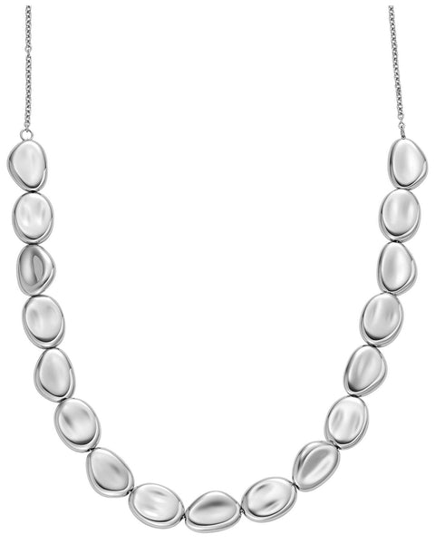 Skagen Anja Pebble Silver Stainless Steel Beaded Necklace SKJ1851040